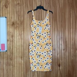 Yellow sunflower dress